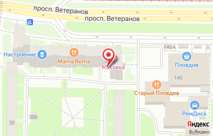 Альтернатива на проспекте Ветеранов на карте