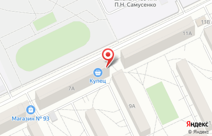 Мини-маркет Купец в Правобережном районе на карте