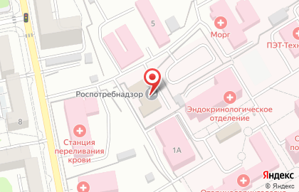Роспотребнадзор, Управление Федеральной службы по надзору в сфере защиты прав потребителей и благополучия человека по Тамбовской области на карте