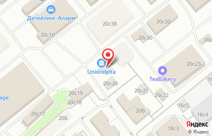 Торговая компания UNIONDELTA на Бережковской набережной на карте