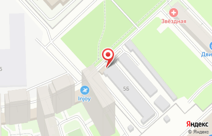 Шиномонтажная мастерская на Московском шоссе на карте