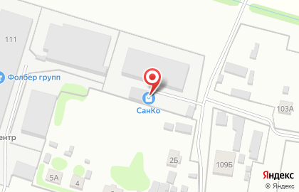Магазин сантехники СанКо на Центральной улице на карте
