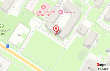 Сауна Бастион на карте