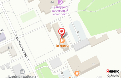 Гостиница Вязники на карте