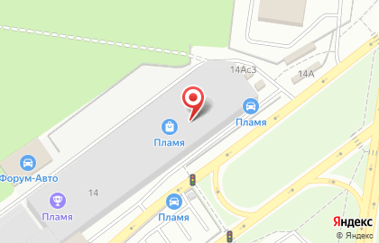 Магазин автозапчастей АвтоЛайф в Автозаводском районе на карте