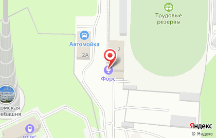 Центр пейнтбола и лазертага Форс в Мотовилихинском районе на карте