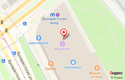 Клуб фигурного катания «Северное Сияние» на Бухарестской улице на карте