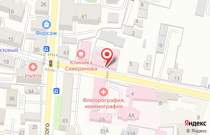 Больница Калужская городская больница №4 им. А.С. Хлюстина в Калуге на карте