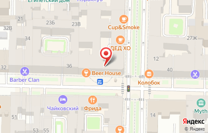 Кофейня Coffee Like на улице Чайковского на карте