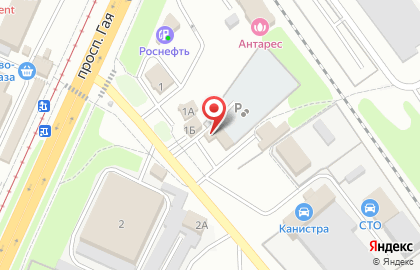 Автостоянка в Ульяновске на карте