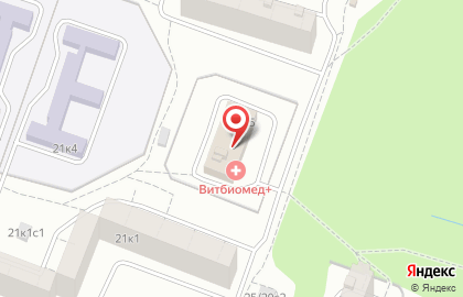 Клиника Витбиомед+ на Новоясеневском проспекте на карте