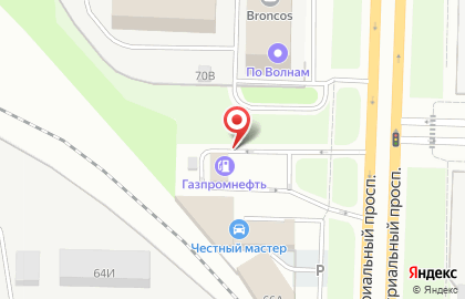 Технический центр Газпромнефть на Индустриальном проспекте на карте