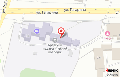 Братский педагогический колледж на карте