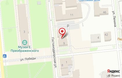 Супермаркет Дикси в Кириллове на карте