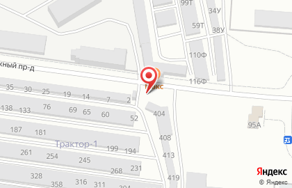 Гаражный кооператив Трактор-1 на карте