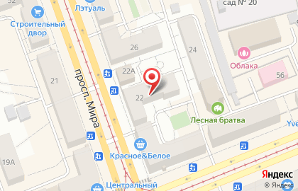 Аптека Планета Здоровья на проспекте Мира, 22 на карте