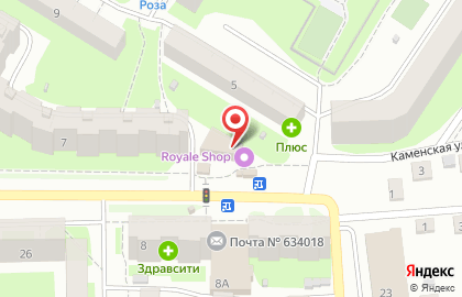 Брачное агентство Симпатия в Томске на карте