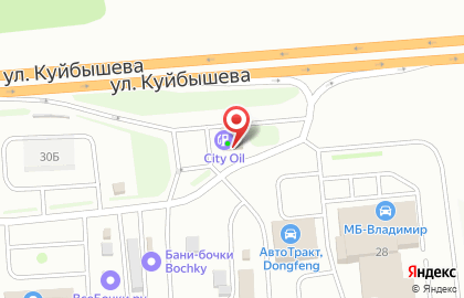 АЗС City Oil на улице Куйбышева на карте