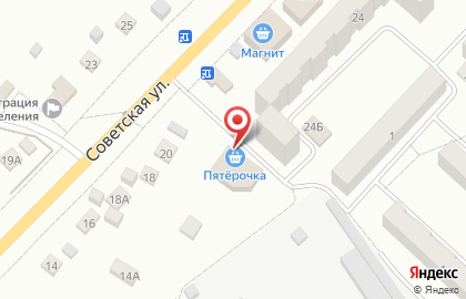 Сеть водоматов Аква фреш на Советской улице на карте