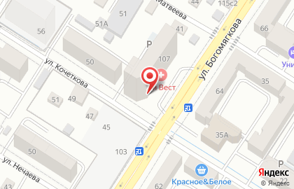 Частный детский сад Стрекоза на улице Богомягкова на карте