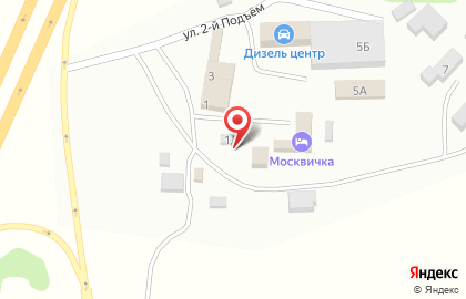 Автостоянка пгт. Новосемейкино на карте