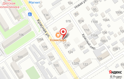 Продовольственный магазин Агрокомплекс на Красной улице, 111А на карте