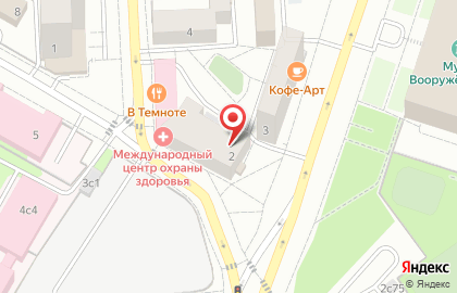Золотой бык в Институтском переулке на карте