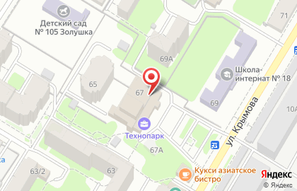 ОАО Технопарк на улице Крымова на карте