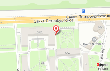 Бизнес-сервис на Санкт-Петербургском шоссе на карте