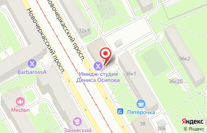 Туристическое агентство TUI на метро Новочеркасская на карте