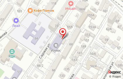 Банкомат Юго-Западный Банк Сбербанка России на Садовой улице на карте