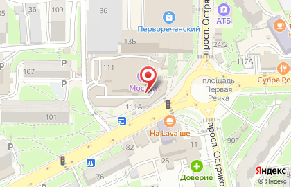 Банкомат Приморье на Океанском проспекте на карте