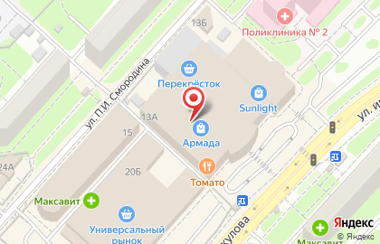 Магазин женской одежды Redberry в Октябрьском районе на карте
