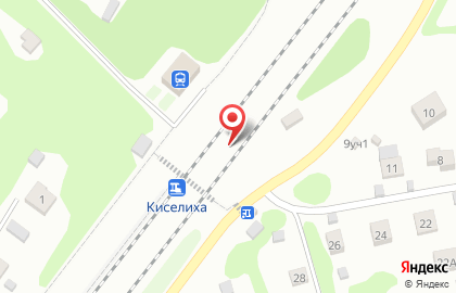 Киселиха, железнодорожная станция на карте