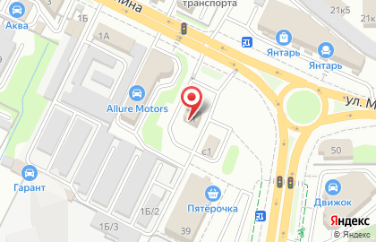 АЗС ЛТК на улице Неделина на карте