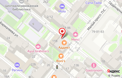 Кафе Addict на карте