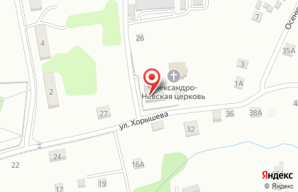 Храм святого благоверного великого князя Александра Невского на Ясной улице на карте