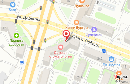 Салон Евросеть на проспекте Победы на карте