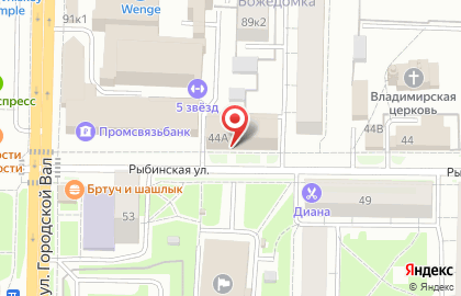 Управление пенсионного Фонда РФ по Ярославскому району на карте