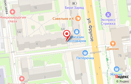 Магазин хозтоваров в Туле на карте