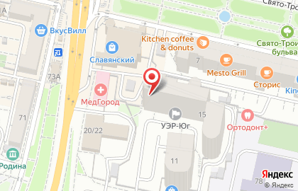 Салон массажа ТайСПА на Свято-Троицком бульваре на карте