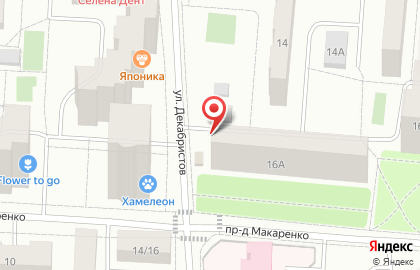 Лит.Ra, ИП Вашенцев Ю.А. на улице Декабристов на карте