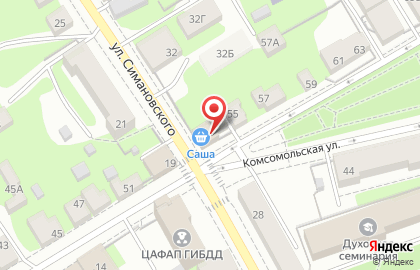 Экспертный центр на улице Симановского на карте