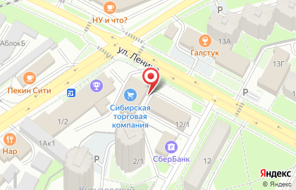 Сибирская Торговая Компания на улице Ленина на карте