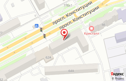 Парикмахерская в Кургане на карте