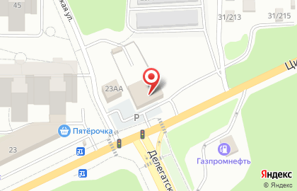 Сеть супермаркетов Магнит на Цимлянской улице на карте