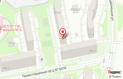 Продовольственный магазин в Москве на карте