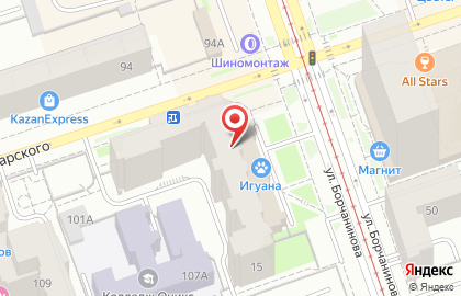 Магазин Ивановский текстиль в Ленинском районе на карте