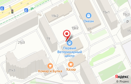 Магазин продуктов в Москве на карте
