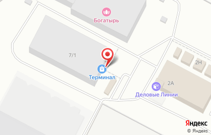 Торговый комплекс Терминал в Чебоксарах на карте